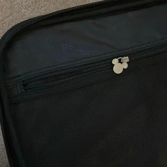 Disney Rolling Luggage - Mickey Mouse Design - Black and White - 28" - Picture 7 of 15